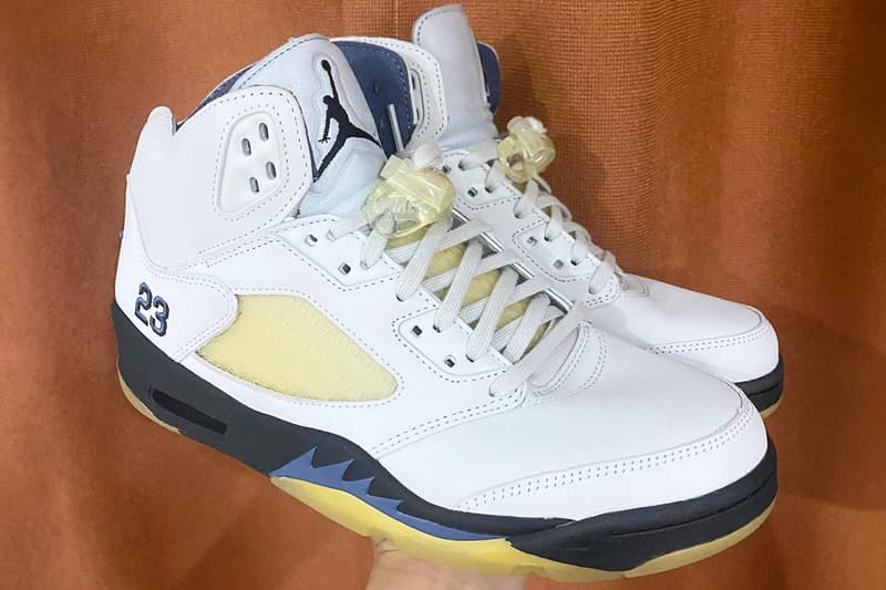 アマ マニエール x エアジョーダン 5 に別カラー “フォトンダスト” の存在が浮上 A Ma Maniére Air Jordan 5 Diffused Blue FZ5758-004 Release Date info store list buying guide photos price