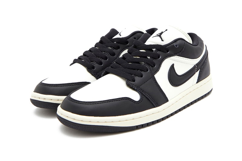 エアジョーダン1ローから“パンダ”カラーをヴィンテージテイストに仕上げた新色が登場 Take a First Look at the Air Jordan 1 Low "Vintage Panda" FB9893-101 Release Info Wmns jumpman Sail/Black-Sail michael jordan brand nike