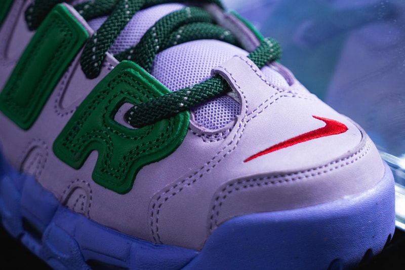 アンブッシュ® x ナイキ エア モア アップテンポ ローの別カラー ライラックのディテールをチェック AMBUSH Nike Air More Uptempo Low Lilac Release Info date store list buying guide photos price FB1299-500
