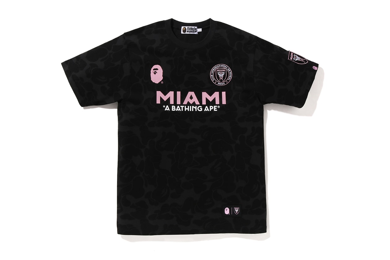 ベイプがインテル・マイアミ CF との初コラボコレクションを発表 BAPE®️ x Inter Miami CF collection release info