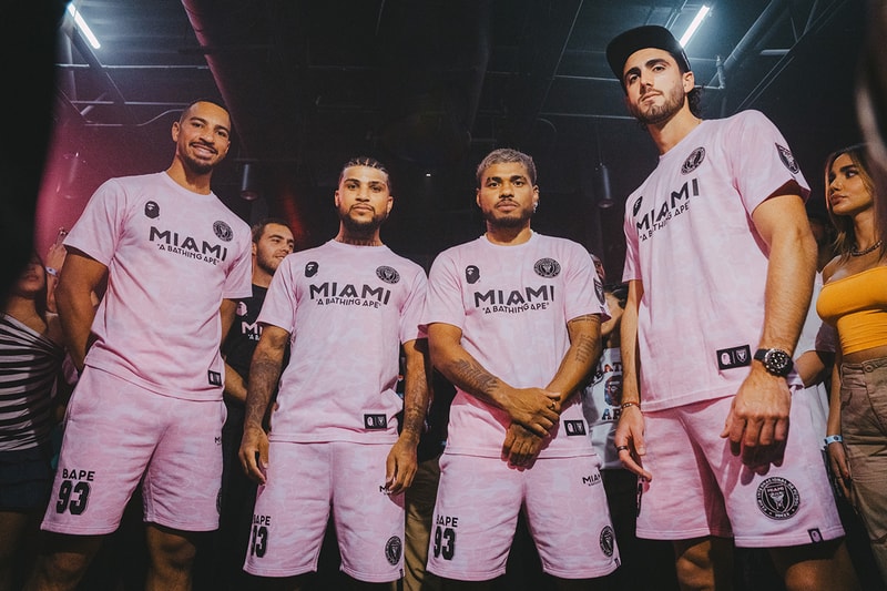 ベイプがインテル・マイアミ CF との初コラボコレクションを発表 BAPE®️ x Inter Miami CF collection release info