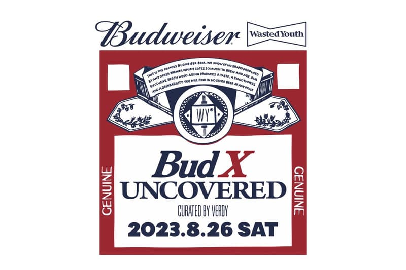 バドワイザーが VERDY キュレーションによる音楽イベントを開催 BUDXUNCOVERED CURATED BY VERDY wasted night BEATCHILD