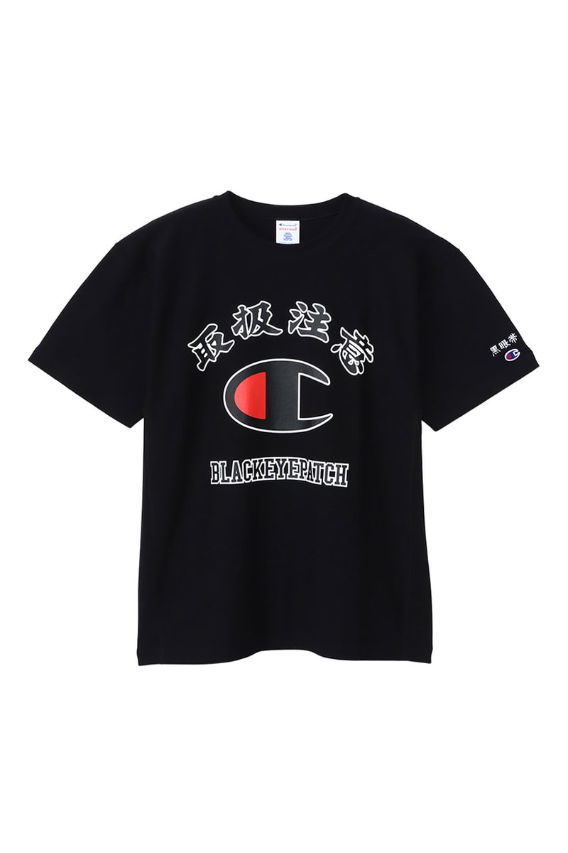 チャンピオン x ブラックアイパッチが第2弾となるコラボコレクションをリリース champion blackeyepatch second collabo collection release info