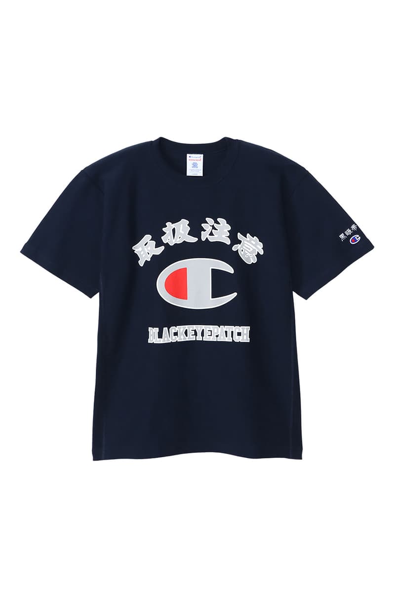 チャンピオン x ブラックアイパッチが第2弾となるコラボコレクションをリリース champion blackeyepatch second collabo collection release info