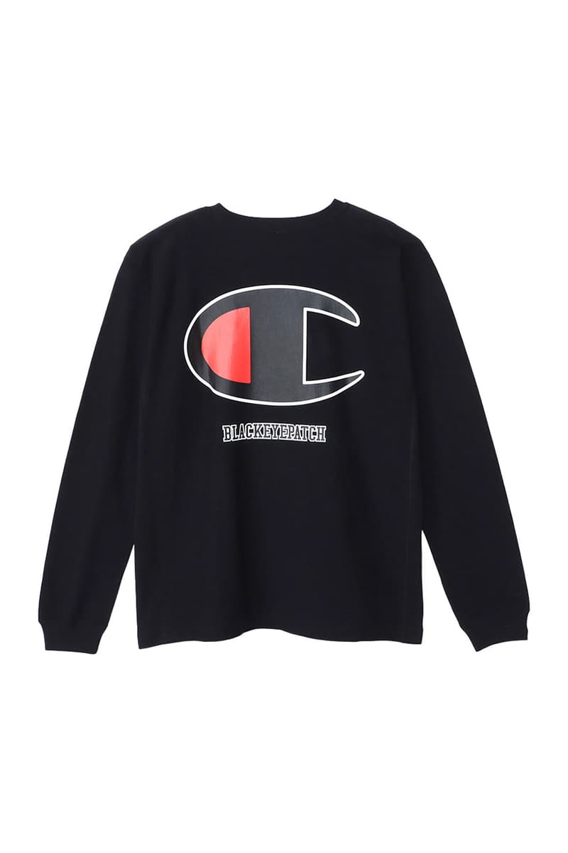 チャンピオン x ブラックアイパッチが第2弾となるコラボコレクションをリリース champion blackeyepatch second collabo collection release info