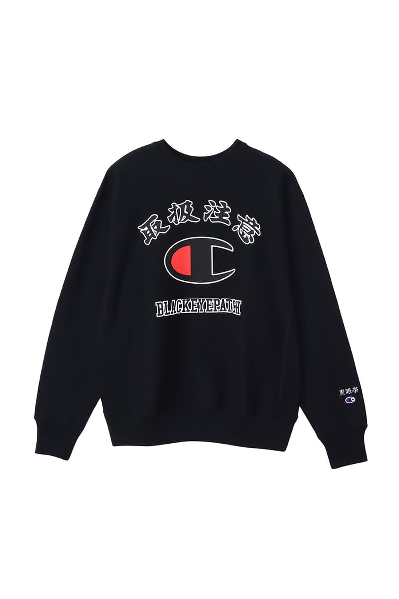 チャンピオン x ブラックアイパッチが第2弾となるコラボコレクションをリリース champion blackeyepatch second collabo collection release info