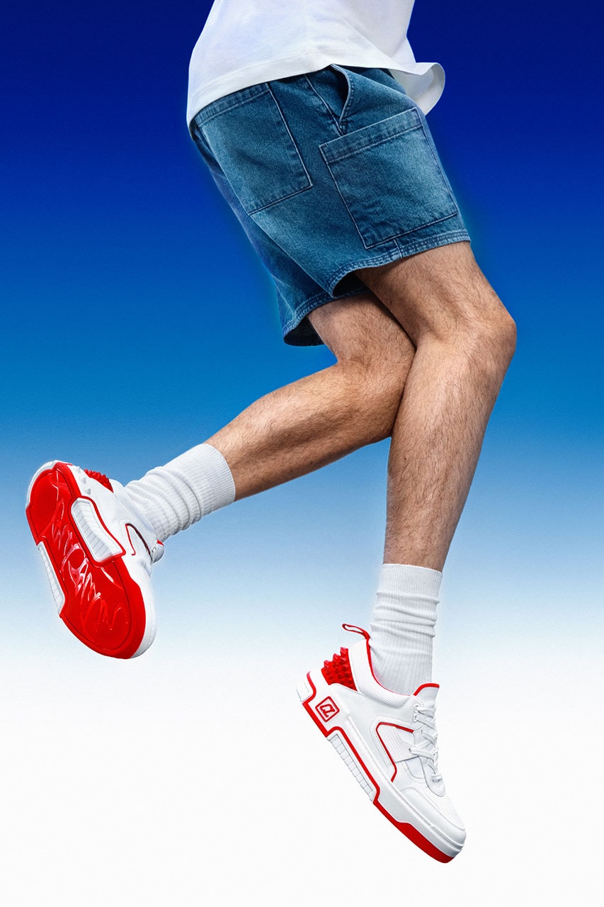 クリスチャンルブタンが1990年代のバスケットボールシューズに着想した新作スニーカーを発売 christian louboutin spring summer 2024 mens collection new sneaker ASTROLOUBI