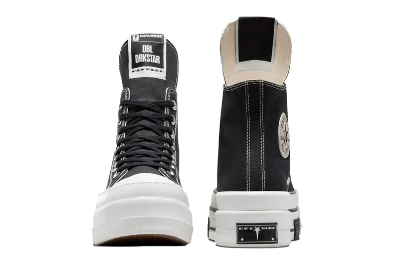 Converse Rick Owens DRKSHDW DBL DRKSTAR Chuck 70 Release Info