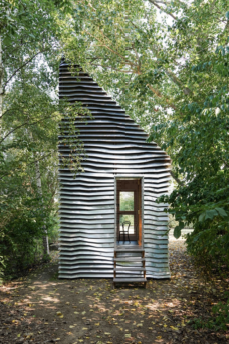 ドイツ北部に完全デジタルで開発された小さな建物が出現 This Tiny House is Built Without Screws or Nails