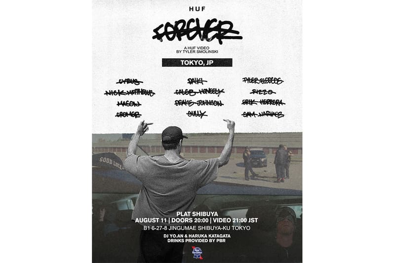 HUF が初となるフルレングス・スケートビデオ “FOREVER” のプレミア上映を開催
