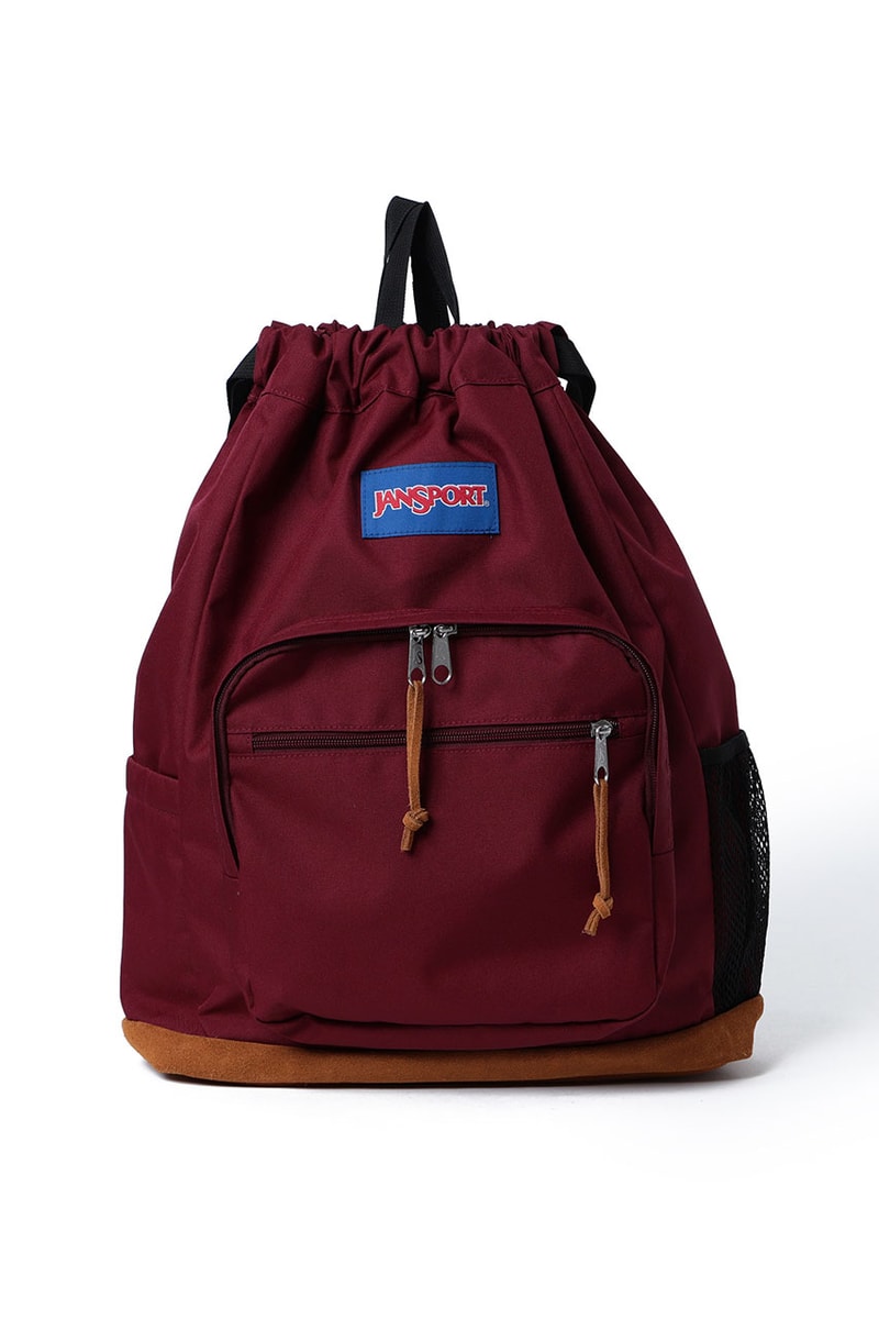ジャンスポーツからビームス別注としてナップザック仕様のバックパックが登場 beams exclusive right pack JanSport Pack and Go release info