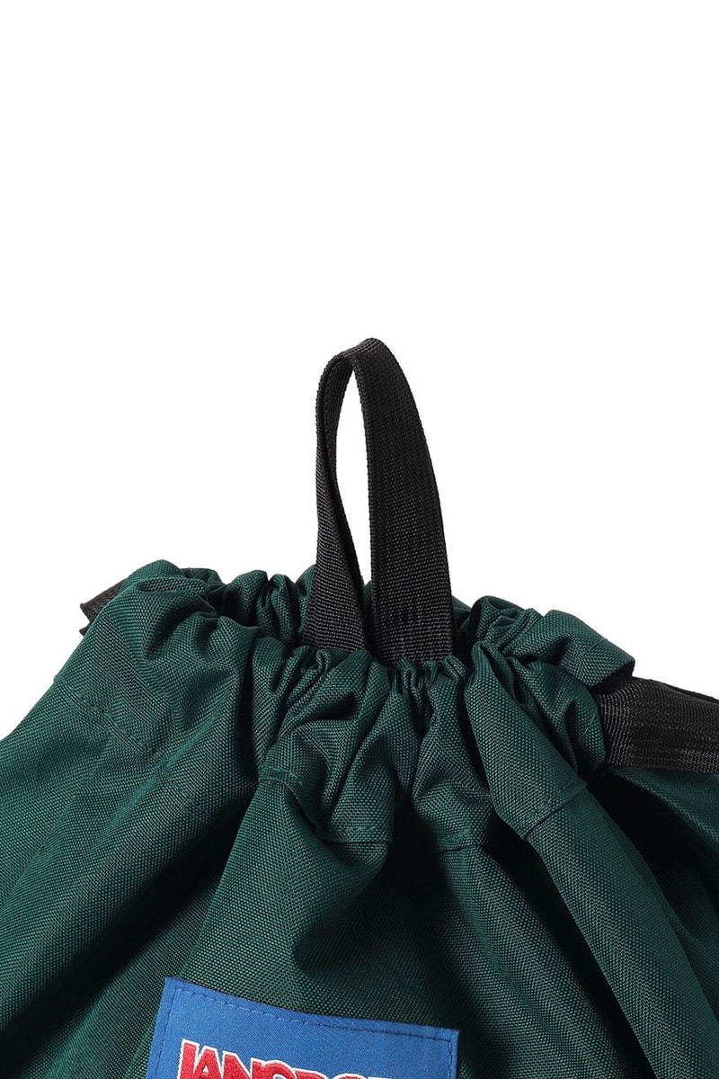 ジャンスポーツからビームス別注としてナップザック仕様のバックパックが登場 beams exclusive right pack JanSport Pack and Go release info