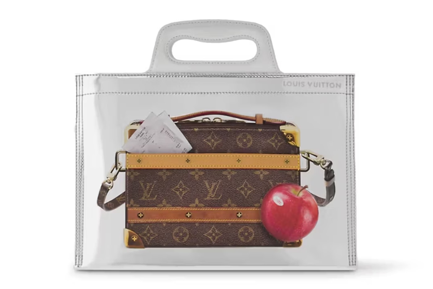 ルイヴィトンのアイコンを超写実的に描いた保冷バッグ風バッグが発売 Louis Vuitton's New Freezer Bags Cosplay as Heritage Items Handle Soft Trunk Sac Plat Price Release Info