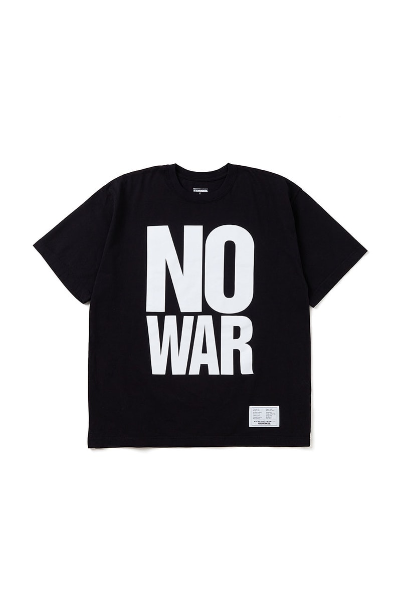 NEIGHBORHOOD x Katharine Hamnett がメッセージ性の高い T シャツコレクションを発表