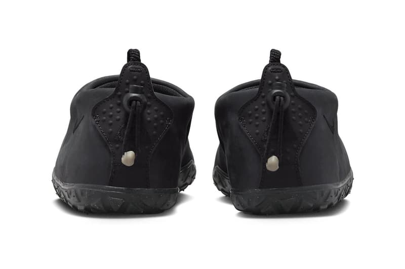 ナイキACGからオールブラック仕様の新作エアモックが登場 Nike ACG Air Moc Receives a "Black Leather" Treatment FV4569-001 Black/Black-Black-Black-Summit White