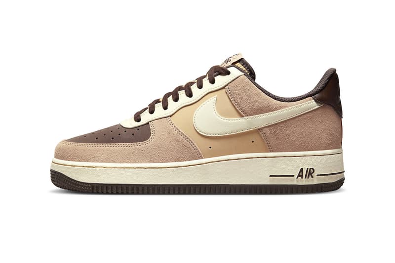 ナイキエアフォース1にまろやかなミルクココアを思わせる新色が登場 Nike Air Force 1 Low Hemp Coconut Milk FB8878-200 Release Info