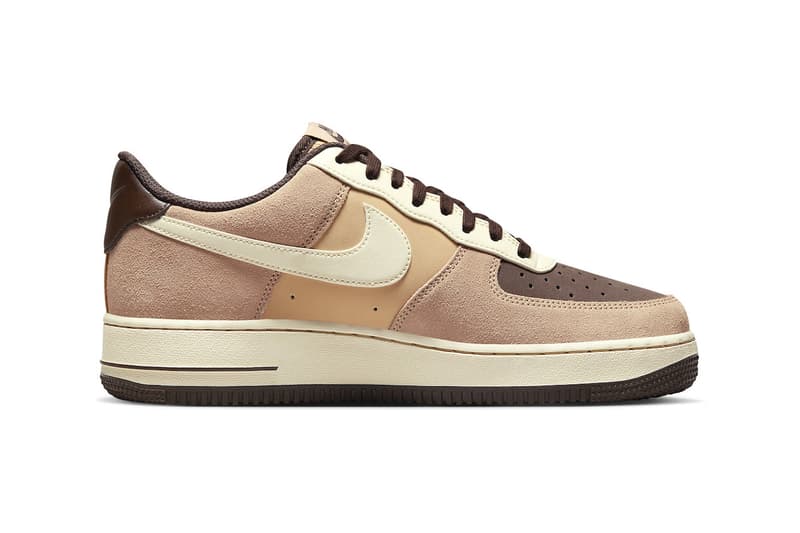 ナイキエアフォース1にまろやかなミルクココアを思わせる新色が登場 Nike Air Force 1 Low Hemp Coconut Milk FB8878-200 Release Info