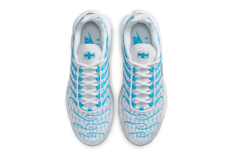 ナイキからフランス・マルセイユを表現したエアマックスプラスの新色が登場 Nike Air Max Plus Surfaces in "Marseille" technical shoe FQ2397-100 swoosh hiking everyday shoes