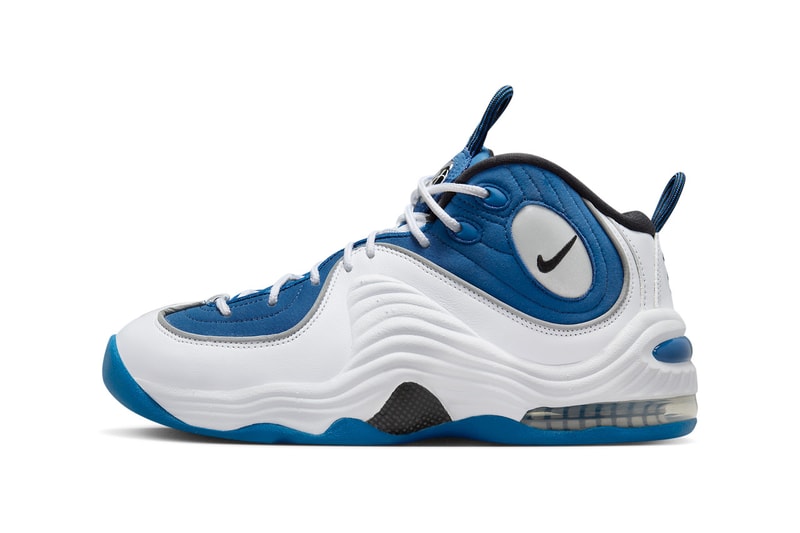 Nike Air Penny 2 のオリジナルカラーが待望の再復刻 Nike Air Penny 2 Returns in "Atlantic Blue" Later This Year holiday 2023 FN4438-400 white black metallic silver retro basketball high tops penny hardaway release date info