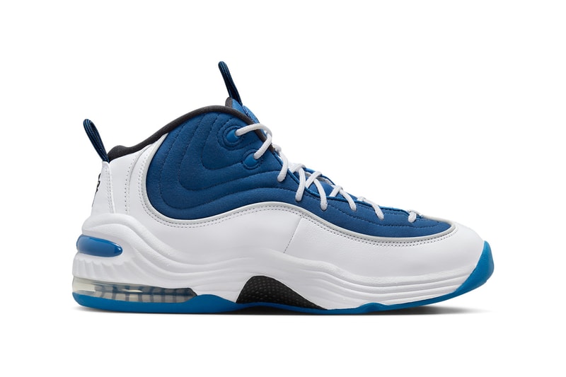 Nike Air Penny 2 のオリジナルカラーが待望の再復刻 Nike Air Penny 2 Returns in "Atlantic Blue" Later This Year holiday 2023 FN4438-400 white black metallic silver retro basketball high tops penny hardaway release date info