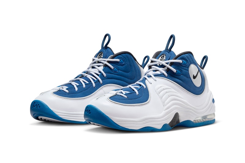 Nike Air Penny 2 のオリジナルカラーが待望の再復刻 Nike Air Penny 2 Returns in "Atlantic Blue" Later This Year holiday 2023 FN4438-400 white black metallic silver retro basketball high tops penny hardaway release date info