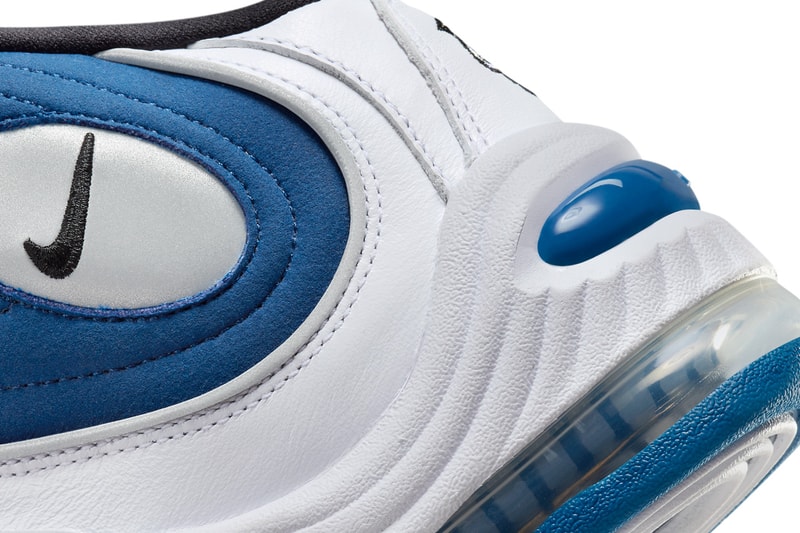 Nike Air Penny 2 のオリジナルカラーが待望の再復刻 Nike Air Penny 2 Returns in "Atlantic Blue" Later This Year holiday 2023 FN4438-400 white black metallic silver retro basketball high tops penny hardaway release date info