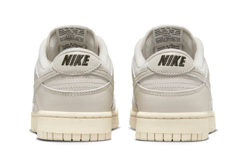 ナイキから柔らかなアイボリーを纏ったダンクロー“ライトオレウッドブラウン”が発売 Nike Dunk Low "Light Orewood Brown" Has an Official Release Date Light Orewood Brown/Sequoia-Guava Ice DZ2538-100 swoosh low top sneaker