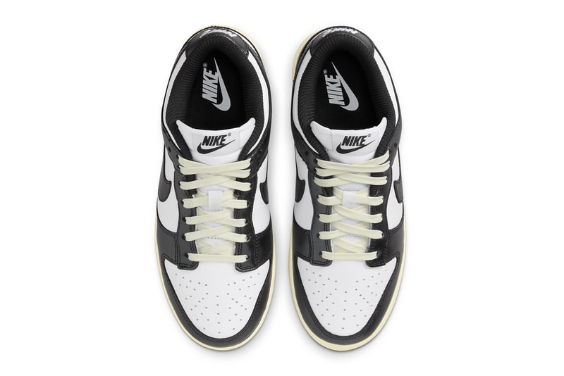 ナイキからダンクロー“パンダ”を長年保管していたかのような新色が登場 Nike Dunk Low Vintage Panda FQ8899-100 Release Info date store list buying guide photos price