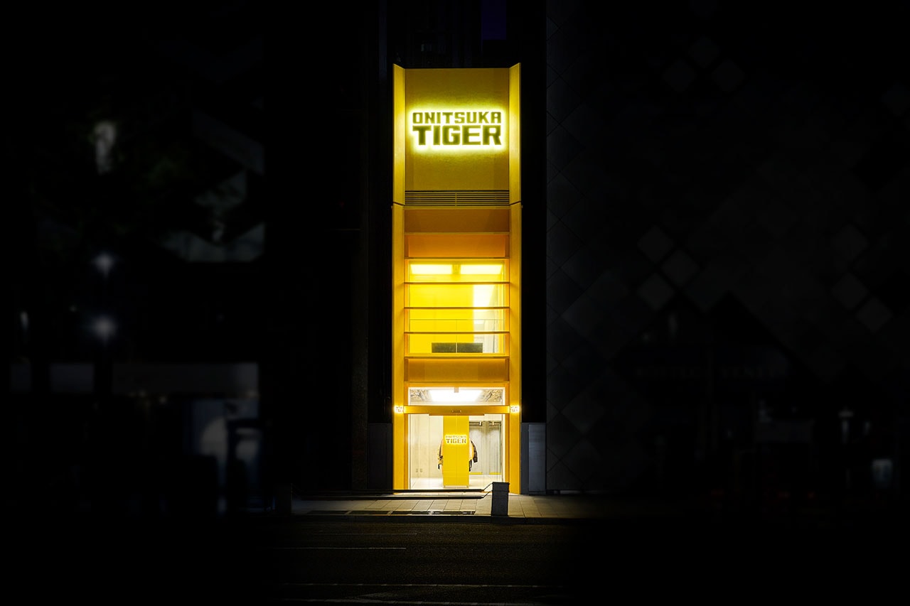 オニツカタイガーが銀座に新たなコンセプトストアをオープン Onitsuka Tiger Yellow Collection Concept Store Ginza Open Info