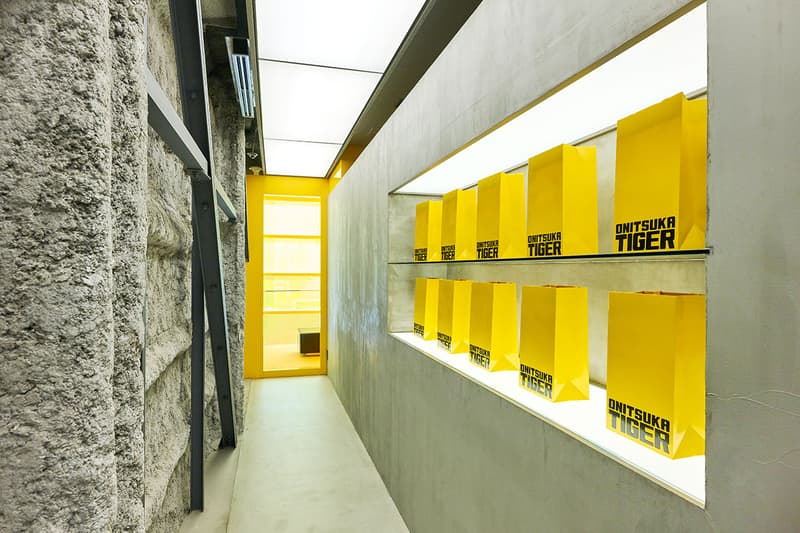 オニツカタイガーが銀座に新たなコンセプトストアをオープン Onitsuka Tiger Yellow Collection Concept Store Ginza Open Info