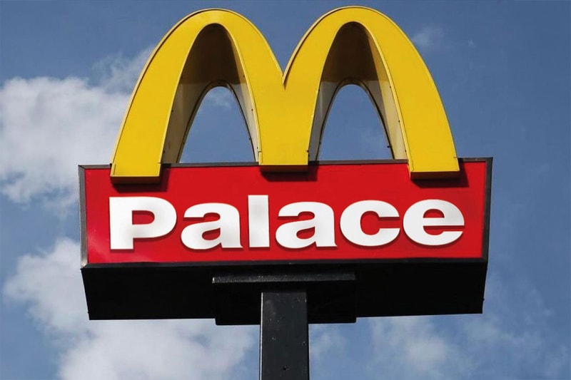 マクドナルド がパレス スケートボードとのコラボレーションを発表 palace skateboards mcdonalds as featured in meal info 