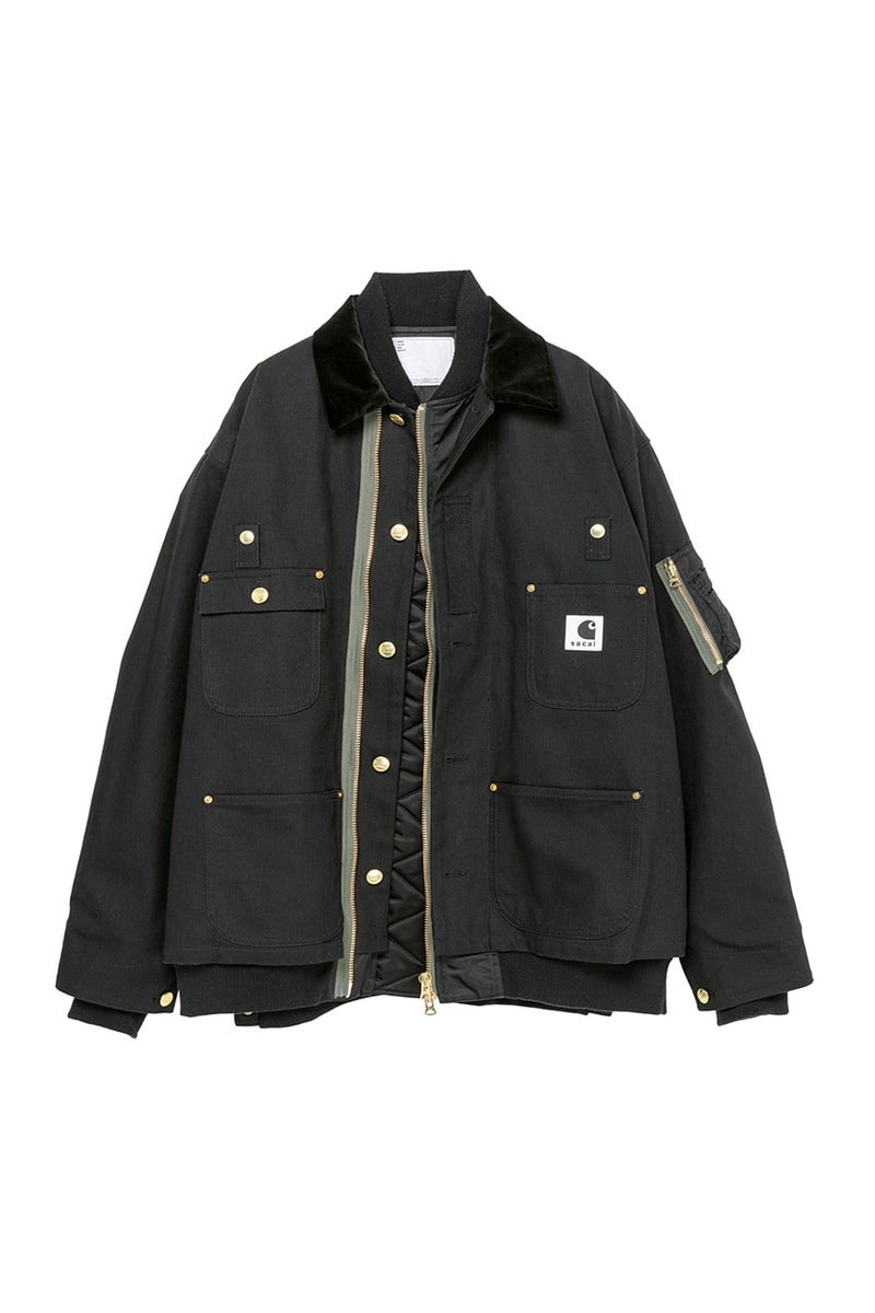 サカイ x カーハート WIPから最新コラボコレクションが登場 sacai carhartt wip 2023 fall winter collabo collection release info
