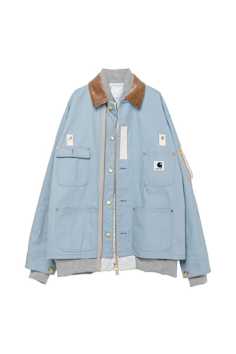サカイ x カーハート WIPから最新コラボコレクションが登場 sacai carhartt wip 2023 fall winter collabo collection release info