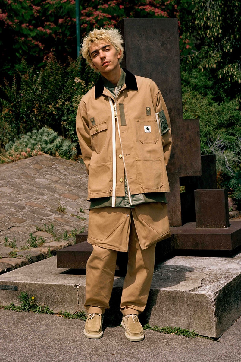 サカイ x カーハート WIPから最新コラボコレクションが登場 sacai carhartt wip 2023 fall winter collabo collection release info