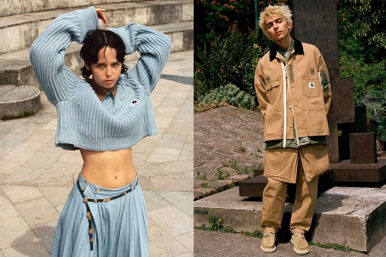sacai x Carhartt WIP 最新コラボコレクションの全貌が公開