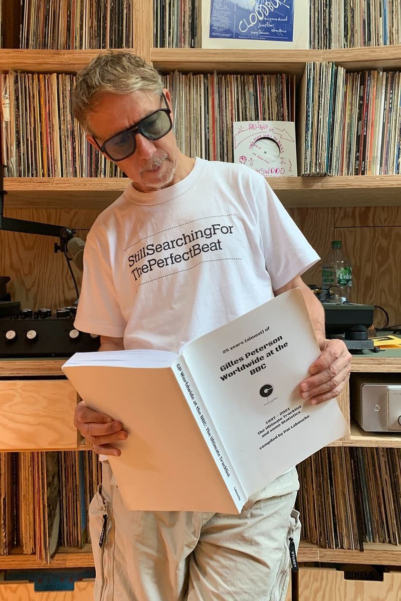 サカイからジャイルス・ピーターソンの来日ツアー記念Tシャツが発売 sacai  Gilles Peterson Still Searching for The Perfect Beat japan tour T-shirts release info