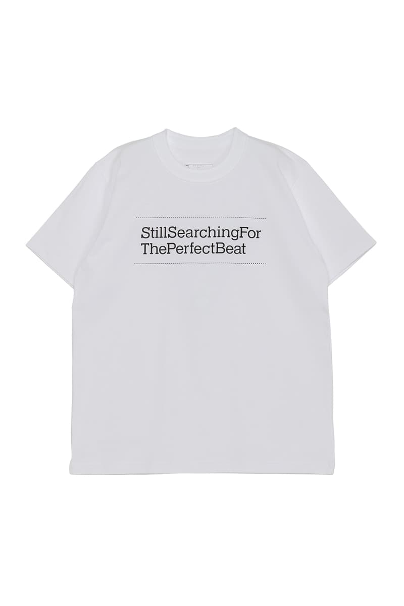 サカイからジャイルス・ピーターソンの来日ツアー記念Tシャツが発売 sacai Gilles Peterson Still Searching for The Perfect Beat japan tour T-shirts release info