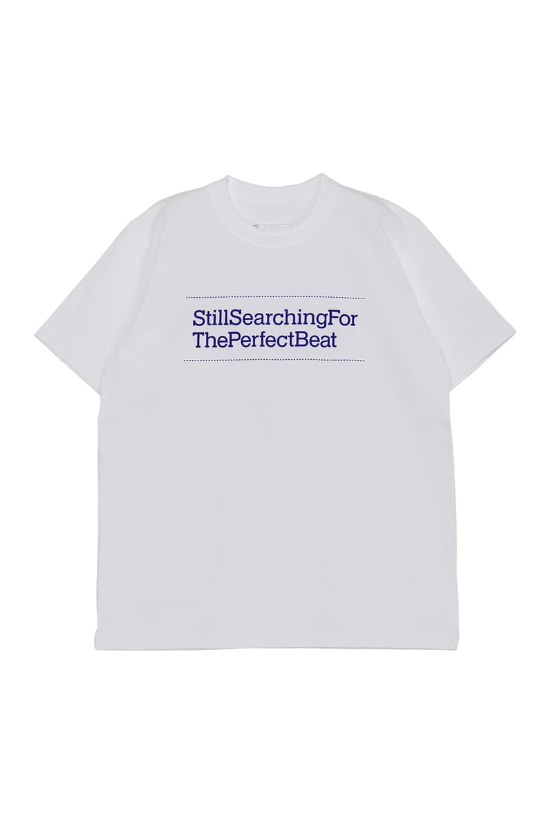 サカイからジャイルス・ピーターソンの来日ツアー記念Tシャツが発売 sacai  Gilles Peterson Still Searching for The Perfect Beat japan tour T-shirts release info