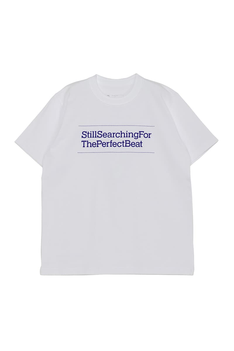 サカイからジャイルス・ピーターソンの来日ツアー記念Tシャツが発売 sacai Gilles Peterson Still Searching for The Perfect Beat japan tour T-shirts release info