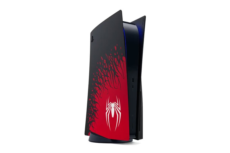 ソニーから『スパイダーマン』仕様のプレイステーション 5が登場 Sony Marvel Limited-Edition Spider-Man PS5 Console Controller Bundle order price retail website faceplate dualsense video game set