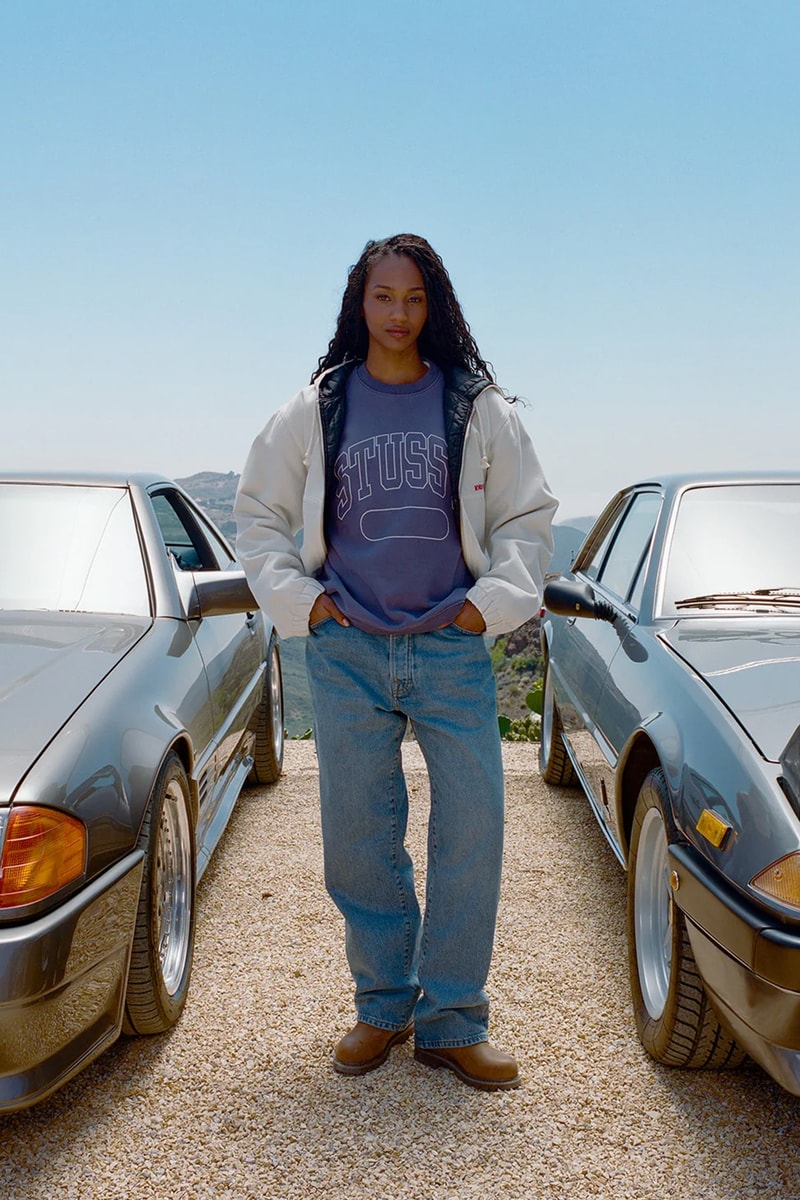 ステューシー 2023年秋コレクション stussy fall winter 2023 collection lookbook puffer knit sweaters denim jacket vest trucker hats dice cargo pants zip up jacket release date info store list buying guide photos price