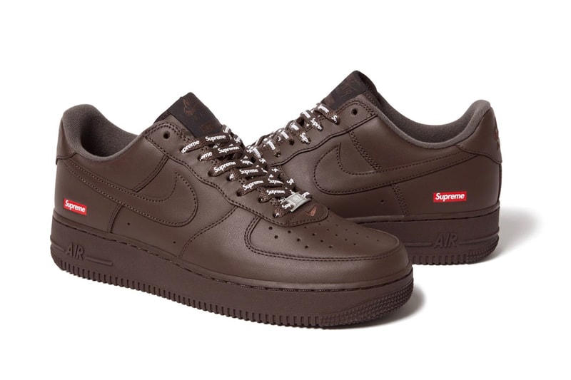 シュプリーム x ナイキから最新コラボ エアフォース 1 ローが3色登場  Supreme x Nike Air Force 1 Low  “Brown” fall winter 2023 release info