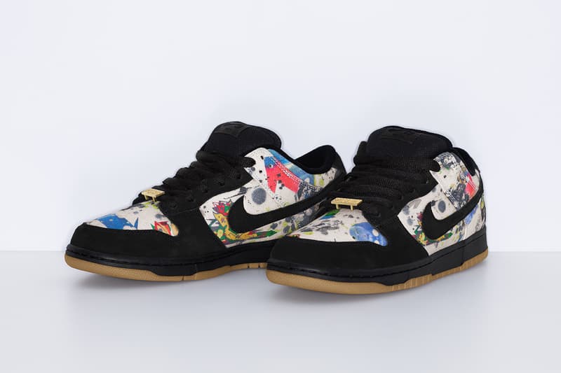 シュプリーム x ナイキ SB ラメルジー ダンクの公式ビジュアルが解禁 Supreme x Nike SB Rammellzee Dunk high low release info RAMM:ΣLL:ZΣΣ