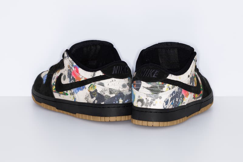 シュプリーム x ナイキ SB ラメルジー ダンクの公式ビジュアルが解禁 Supreme x Nike SB Rammellzee Dunk high low release info RAMM:ΣLL:ZΣΣ