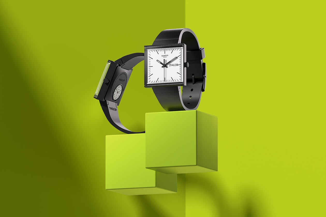 スウォッチからスクエアシェイプの新作 バイオセラミック ワット イフ？ コレクションがローンチ  Swatch BIOCERAMIC WHAT IF? Collection release info