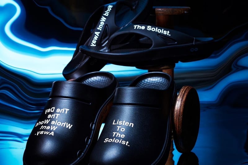 TAKAHIROMIYASHITATheSoloist. が OOFOS との新作コラボサンダルをリリース