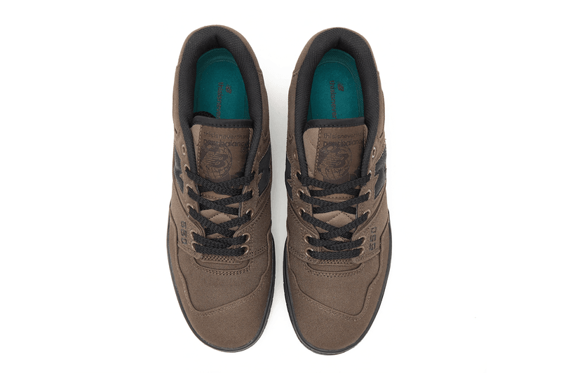 ディスイズネバーザット x ニューバランス 550 “ブラウン”の公式画像をチェック thisisneverthat New Balance 550 Brown BB550TN collaboration Korea menswear