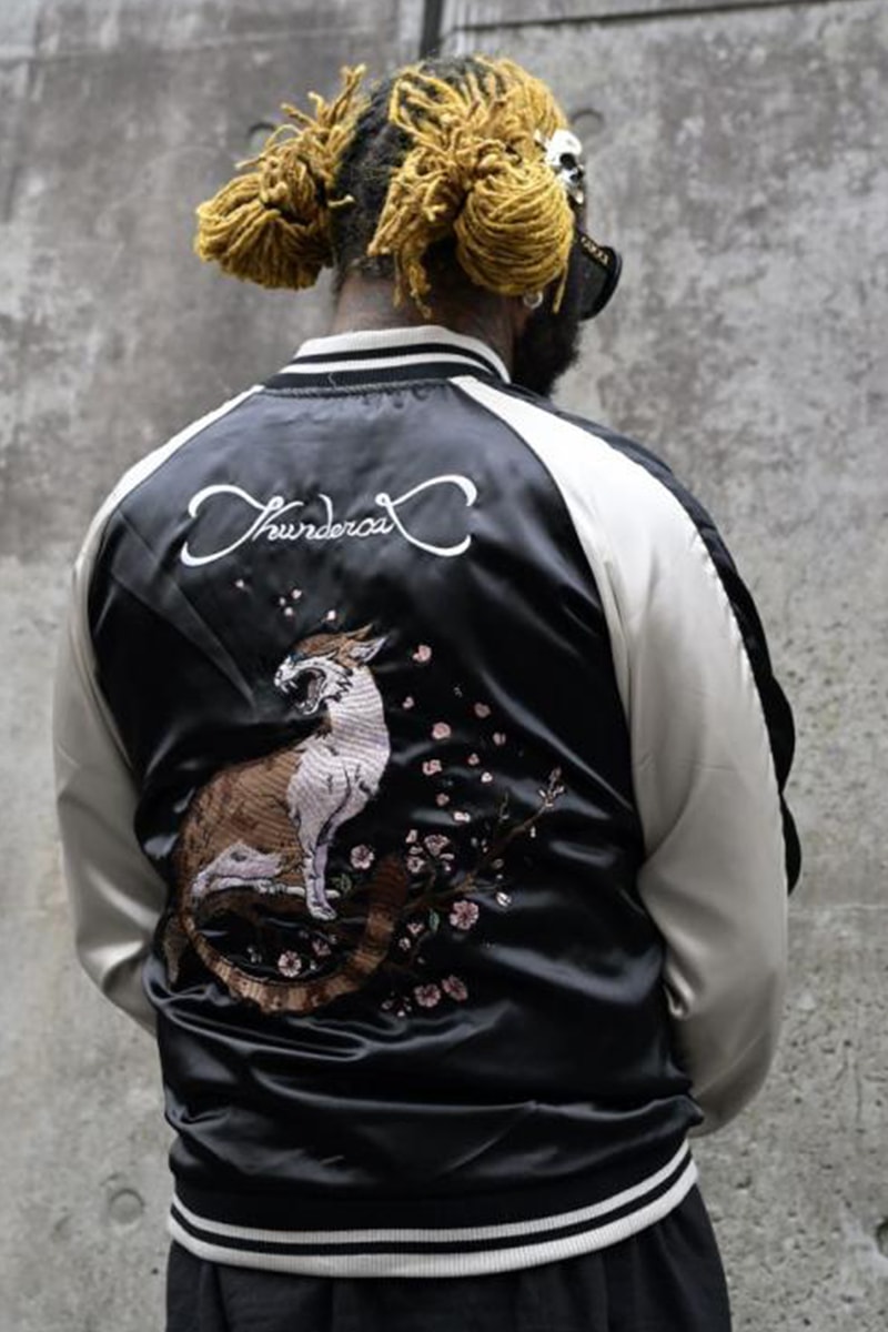 サンダーキャット x 原宿スカジャンデプトによるオリジナルスカジャンが発売 Thundercat x harajuku Sukajyan dept release info