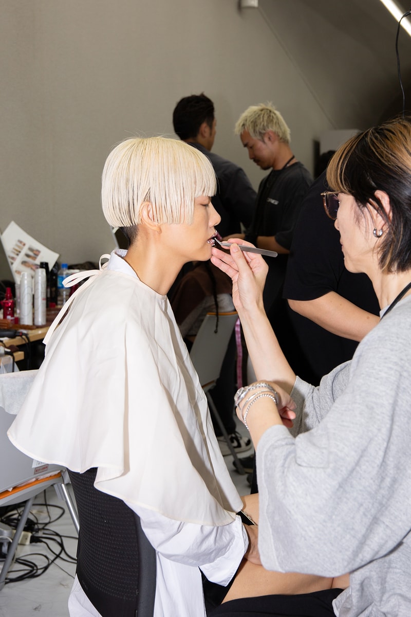 ア・ベイシング・エイプ 国内初ランウェイショーのバックステージに潜入 A BATHING APE®︎ 2024 spring summer collection backstage rakuten fashion week tokyo