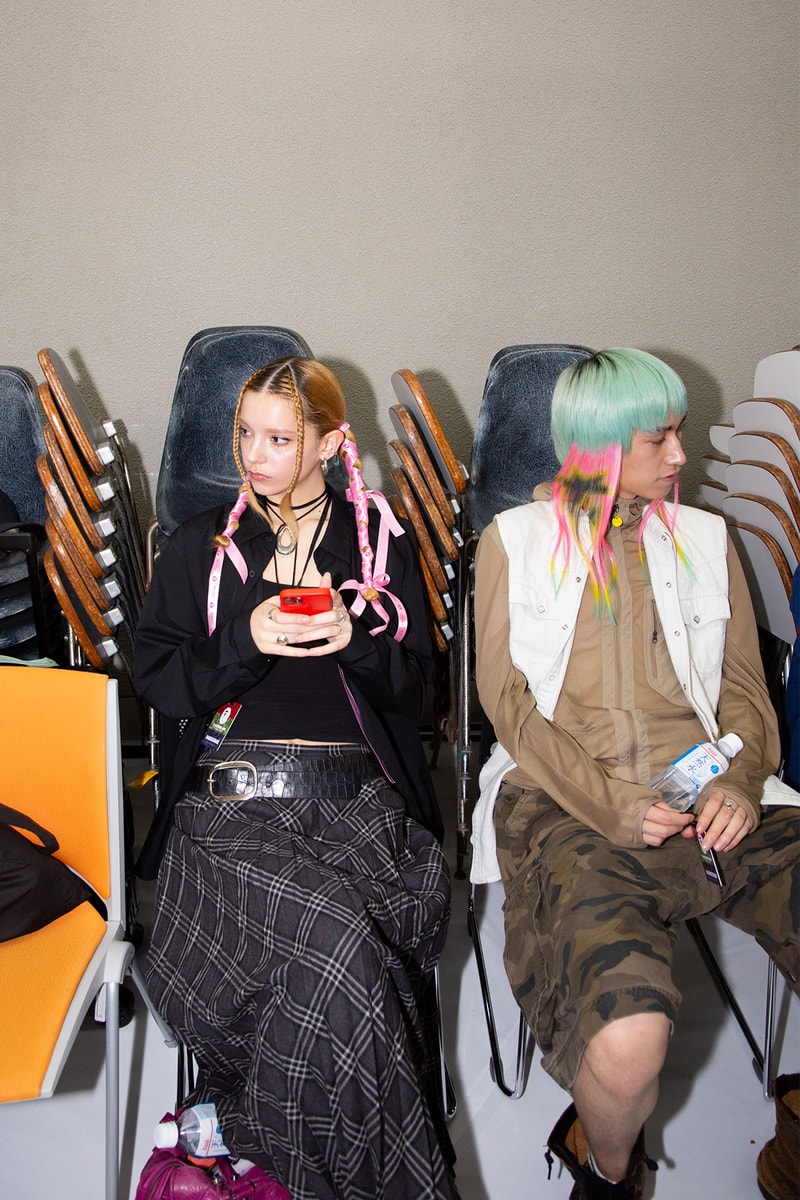 ア・ベイシング・エイプ 国内初ランウェイショーのバックステージに潜入 A BATHING APE®︎ 2024 spring summer collection backstage rakuten fashion week tokyo